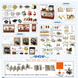 NNEDSZ Dollhouse Miniature with Furniture Kit Plus Dust Proof and Music Movement - Rosa Garden Tea