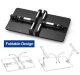 NNEDSZ Large Size Folding and Adjustable Laptop Bed Tray Table for, Writing, Drawing and Working - 60 x 33 cm (Black)