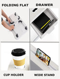 NNEDSZ Laptop Bed Desk with Storage and foldable legs for Adults, Kids & Home Office