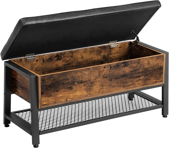 NNEDSZ 2 Tier Shoe Storage Bench