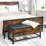 NNEDSZ 2 Tier Shoe Storage Bench