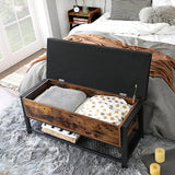 NNEDSZ 2 Tier Shoe Storage Bench