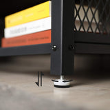 NNEDSZ Industrial TV Stand 60 Inches, Rustic Brown