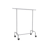 NNEDSZ Clothes Rack Wheels Chrome Extendable, 136 kg load