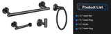 NNEDSZ 4 Piece Stainless Steel-Towel Rack Set Wall Mount with Brushed Finish for Bathroom