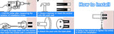 NNEDSZ 4 Piece Stainless Steel-Towel Rack Set Wall Mount with Brushed Finish for Bathroom