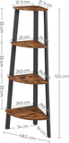 NNEDSZ Corner Shelf 4 Tier Industrial Storage Rack
