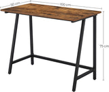 NNEDSZ Computer Desk Writing Steel Rustic Work Table