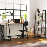 NNEDSZ Computer Desk Writing Steel Rustic Work Table