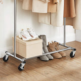 NNEDSZ Clothes Rack Wheels, 90kg Load