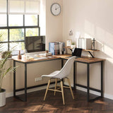 NNEDSZ L-Shaped Computer Desk Industrial Corner
