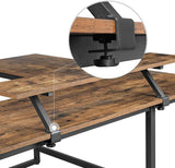 NNEDSZ L-Shaped Computer Desk Industrial Corner