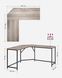 NNEDSZ L-Shaped Computer Corner Desk Home Office