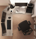 NNEDSZ L-Shaped Computer Corner Desk Home Office