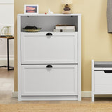 NNEDSZ Shoe Cabinet Storage Unit with Drawers