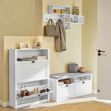 NNEDSZ Shoe Cabinet Storage Unit with Drawers