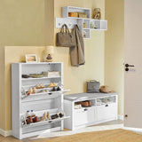 NNEDSZ Shoe Cabinet Storage Unit with Drawers