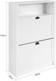 NNEDSZ Shoe Cabinet Storage Unit with Drawers