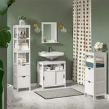 NNEDSZ Vanity Unit Bathroom Furniture, White