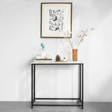 NNEDSZ Console Table Metal Frame Hallway Table