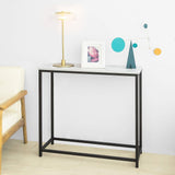 NNEDSZ Console Table Metal Frame Hallway Table