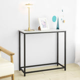 NNEDSZ Console Table Metal Frame Hallway Table