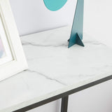 NNEDSZ Console Table Metal Frame Hallway Table