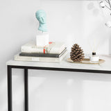 NNEDSZ Console Table Metal Frame Hallway Table
