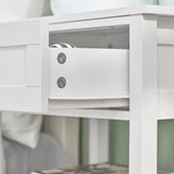 NNEDSZ Bedside Table with Drawer Shelves