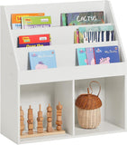 NNEDSZ Kids Shelving Unit 3 Shelves 2 Compartments