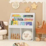 NNEDSZ Kids Shelving Unit 3 Shelves 2 Compartments