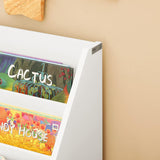 NNEDSZ Kids Shelving Unit 3 Shelves 2 Compartments
