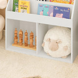 NNEDSZ Kids Shelving Unit 3 Shelves 2 Compartments