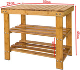 NNEDSZ Bamboo Shoe Bench Rack Storage with shelves