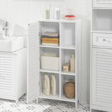 NNEDSZ Bathroom Storage Cabinet 3 Shelves 1 Door