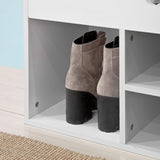 NNEDSZ Padded Shoe Bench Lift Up Storage