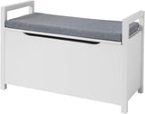NNEDSZ Storage Bench Lift Up Top Padded Seat Toy Box