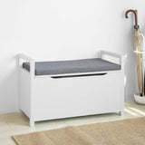 NNEDSZ Storage Bench Lift Up Top Padded Seat Toy Box