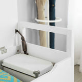 NNEDSZ Storage Bench Lift Up Top Padded Seat Toy Box