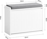 NNEDSZ Hallway Shoe Bench Rack Cabinet Seat Cushion
