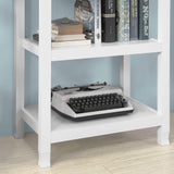 NNEDSZ Console Table 3 Shelves, White