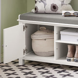 NNEDSZ Shoe Cabinet Bench, White
