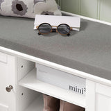 NNEDSZ Shoe Cabinet Bench, White