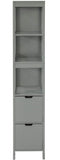 NNEDSZ Tall Cabinet Shelf Drawer, Grey