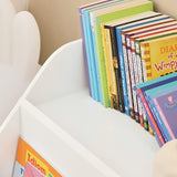 NNEDSZ Kids Storage Bookcase 3 Compartments, White