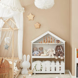NNEDSZ Kids Bookcase Shelf Storage Mobile Toy Chest