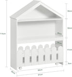 NNEDSZ Kids Bookcase Shelf Storage Mobile Toy Chest