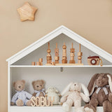 NNEDSZ Kids Bookcase Shelf Storage Mobile Toy Chest