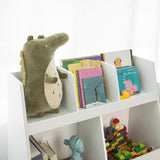 NNEDSZ Childrens Shelving Unit, 5 Compartments Bookcase
