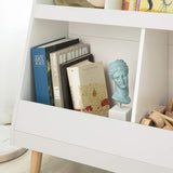 NNEDSZ Childrens Shelving Unit, 5 Compartments Bookcase